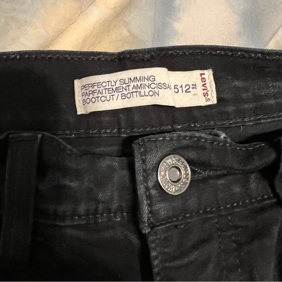 Levi’s black Perfectly slimming bootcut jeans size 6 - Picture 8 of 8